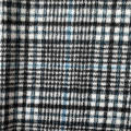 Weiche Plaid gemischt gewebte Jacquard Woll -Tweed -Stoff